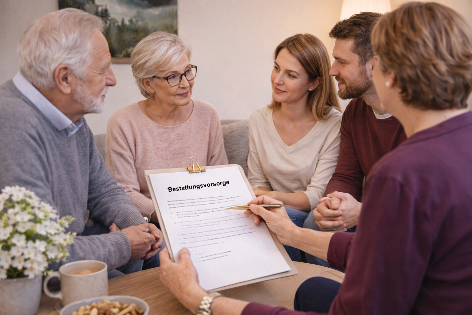Persönliche Gestaltung von Abschied und Erinnerung